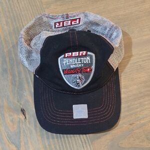 NWT Pendleton PBR Whiskey Velocity Tour Black and Tan Cap